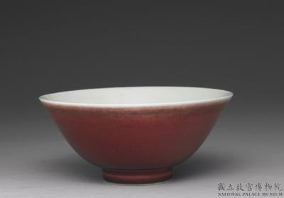 图片[2]-Bowl with copper red glaze, Qing dynasty, Yongzheng reign (1723-1735)-China Archive